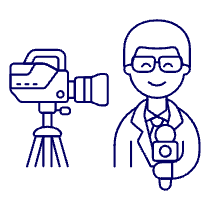 Reporter 2 3 Illustration from UX Line Set
