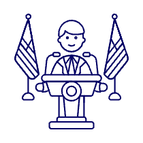 Spokeperson 1 Illustration from UX Line Set