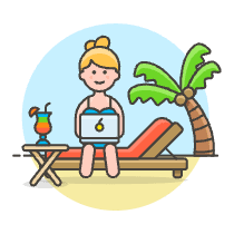 Nomad Freelance 1 4 Illustration from UX Colors Set