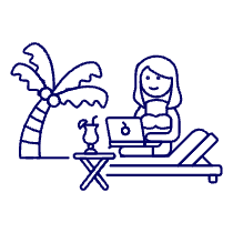 Nomad Freelance 2 4 Illustration from UX Line Set