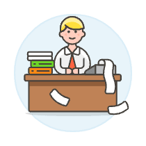Accountant Sit 1 1 illustration - Free transparent PNG, SVG. No sign up needed.