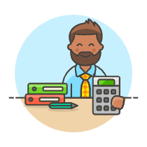 Accountant Sit 3 3 illustration - Free transparent PNG, SVG. No sign up needed.