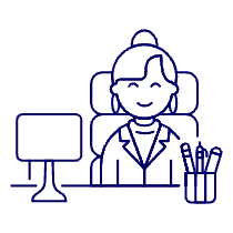 Boss Sit 3 2 Illustration from UX Line Set