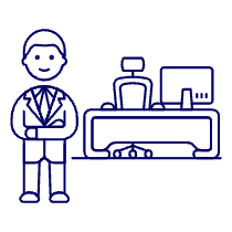 Boss Stand 1 Illustration from UX Line Set