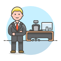 Boss Stand 1 Illustration from UX Colors Set