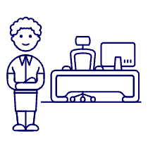 Boss Stand 4 Illustration from UX Line Set