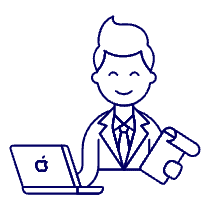 Manager Sit 1 1 Illustration from UX Line Set