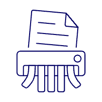 Document Shredder Illustration from UX Line Set