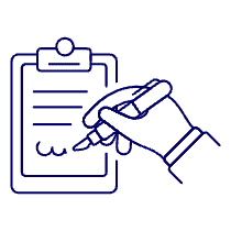 Document Sign 1 Illustration from UX Line Set