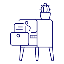 File Drawer 4 Illustration from UX Line Set