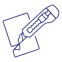 Paper Cutter 2 Illustration from UX Line Set