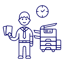 Photocopy Employee 1 Illustration from UX Line Set