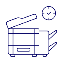 Photocopy Machine Illustration from UX Line Set