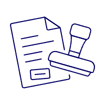 Stamp Illustration from UX Line Set