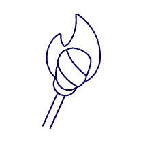 Olympic Torch 1 Illustration from UX Line Set