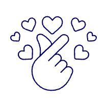 Miniheart Hand 1 Illustration from UX Line Set