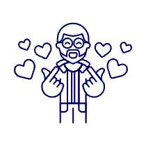 Online Dating 2 1 Illustration from UX Line Set