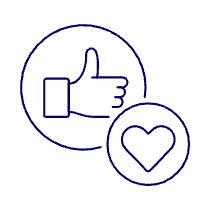 Social Network Love 1 Illustration from UX Line Set