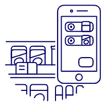 Phone Price Check Illustration from UX Line Set