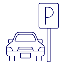 Car Parking Illustration from UX Line Set