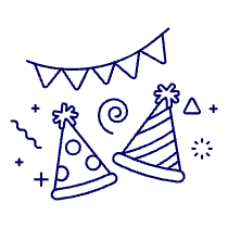 Celebration 1 Illustration from UX Line Set