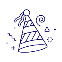 Celebration 2 Illustration from UX Line Set
