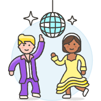 Disco Dance 8 Illustration from UX Colors Set