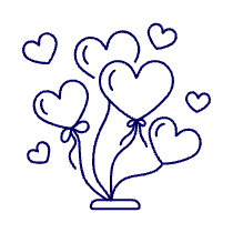 Gift Balloons 2 Illustration from UX Line Set
