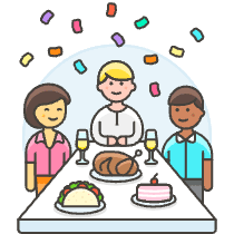 Party Celebration 1 Illustration from UX Colors Set