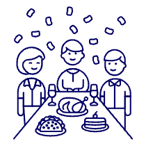Party Celebration 1 Illustration from UX Line Set