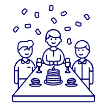 Party Celebration 13 Illustration from UX Line Set