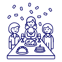 Party Celebration 7 Illustration from UX Line Set