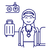 Air Passenger 1 Illustration from UX Line Set