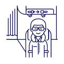 Passenger Seated 1 Illustration from UX Line Set