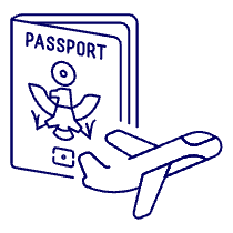 International Fligt 1 Illustration from UX Line Set
