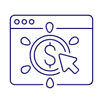 Click Revenue Browser 1 Illustration from UX Line Set