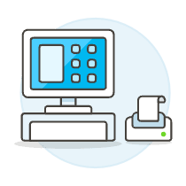 Cashier Closed Illustration from UX Colors Set