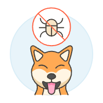 Deparasite Dog Illustration from UX Colors Set
