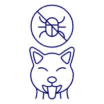 Deparasite Dog Illustration from UX Line Set