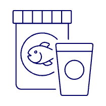Fish Food Illustration from UX Line Set