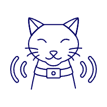Cat Smart Collar Illustration from UX Line Set