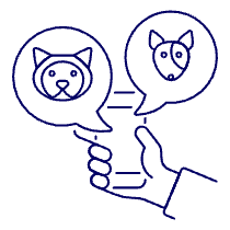 Pet Tracker 1 Illustration from UX Line Set