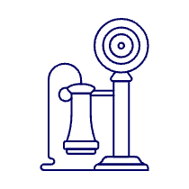 Old Telephone Illustration from UX Line Set
