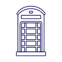 Phone Booth Illustration from UX Line Set