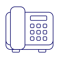 Telephone Fax 1 Illustration from UX Line Set