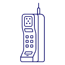 Vintage Cellphone 1 Illustration from UX Line Set