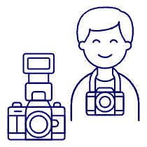 Photographers Camera 1 Illustration from UX Line Set
