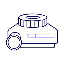 Film Projector Illustration from UX Line Set