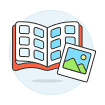 Photobook Illustration from UX Colors Set