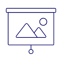 Projector Screen Illustration from UX Line Set